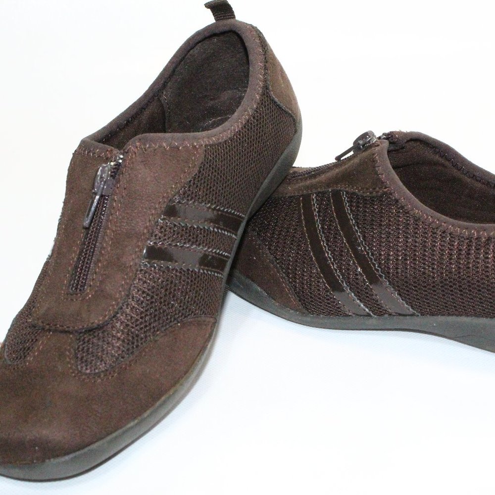 Women's Athletech Zip Up Slip On Comfort Shoes